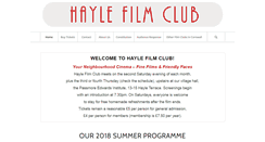 Desktop Screenshot of haylefilmclub.org.uk